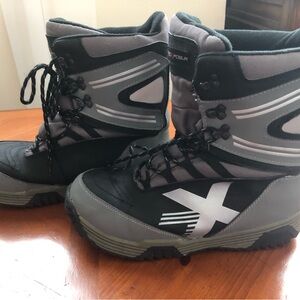 ZeroXposur Black and Gray Men Winter Boots Size 11